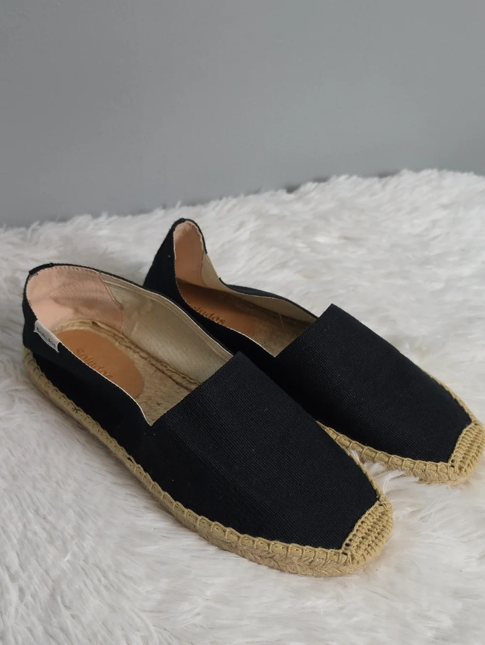 Soludos Women's Espadrille Dali Original Black, Size 8.5